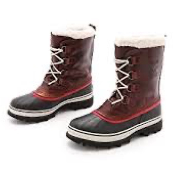SOREL Caribou Unisex Durable Designer Winter Rain Snow Boots Color Burro - Picture 2 of 7